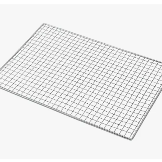 Malla soldada con autógena de la barbacoa del acero inoxidable de la construcción para la ayuda que asa a la parrilla resistente