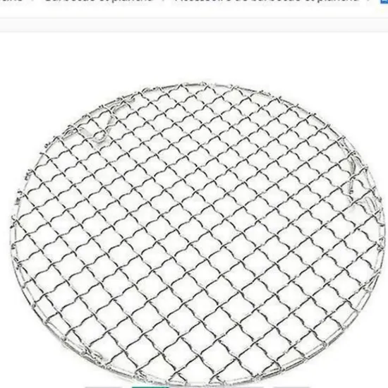 Malla soldada con autógena de la barbacoa del acero inoxidable de la construcción para la ayuda que asa a la parrilla resistente