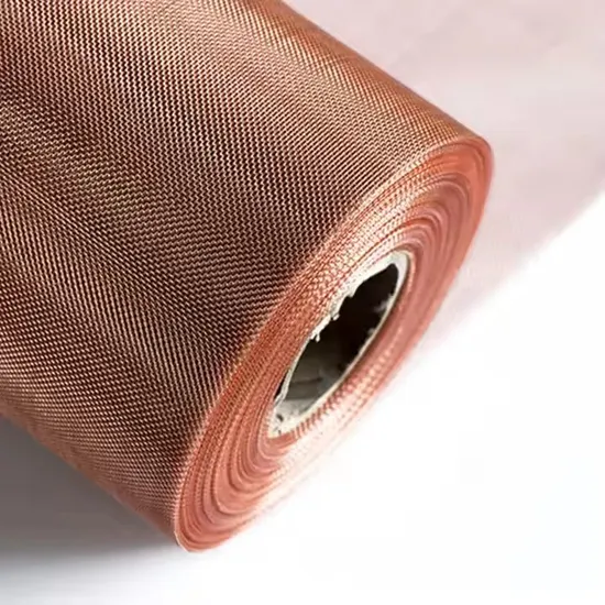 300 325 350 400 500 malla estañada malla de alambre de cobre pantalla soldada con autógena filtro resistente a la corrosión