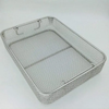 Cesta de esterilización de acero inoxidable de grado de laboratorio para desinfección de instrumentos de laboratorio